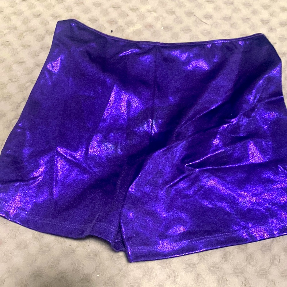 Purple dance shorts